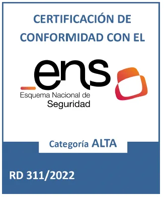 ENS HIGH category seal under RD 311/2022